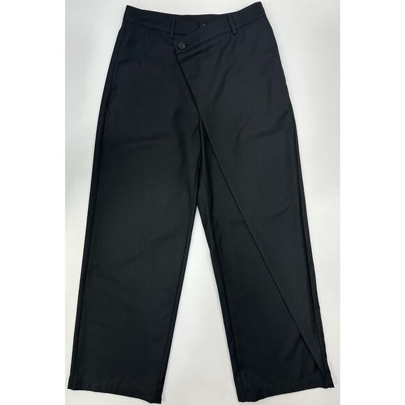 NWT Commense Black Wide Leg Dress Pants Elegant & Polished Size L - Picture 1 of 10